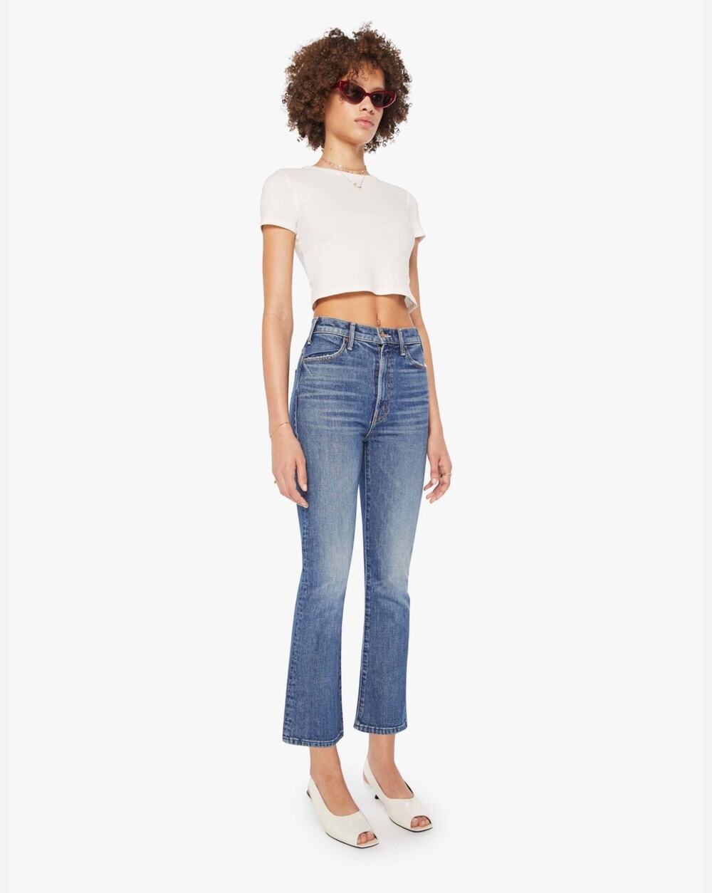 MOTHER The Hustler Ankle Bending The Rules Jeans - Size 33